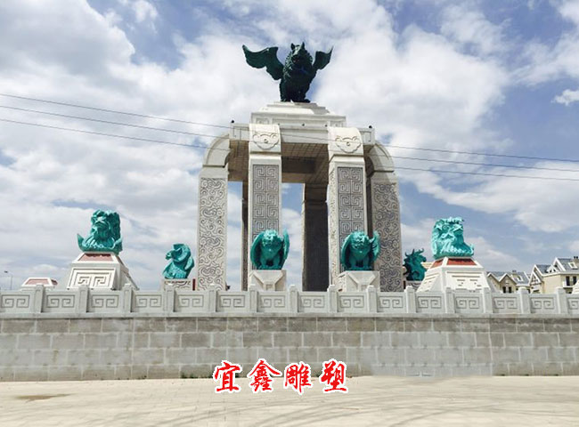 城市景觀銅雕塑