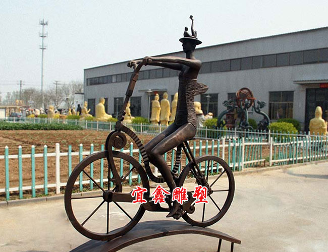 抽象自行車