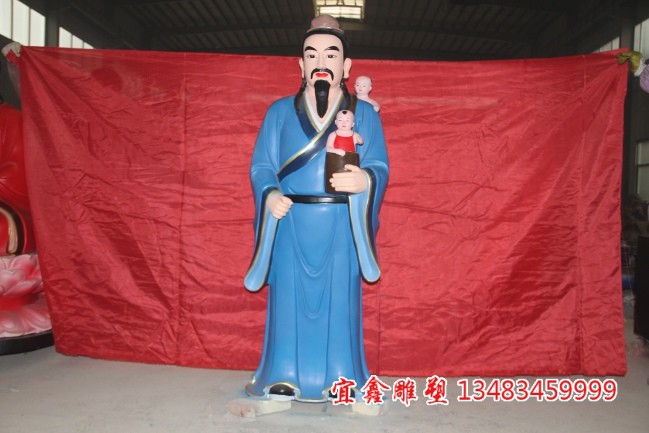 送子爺爺銅雕神像