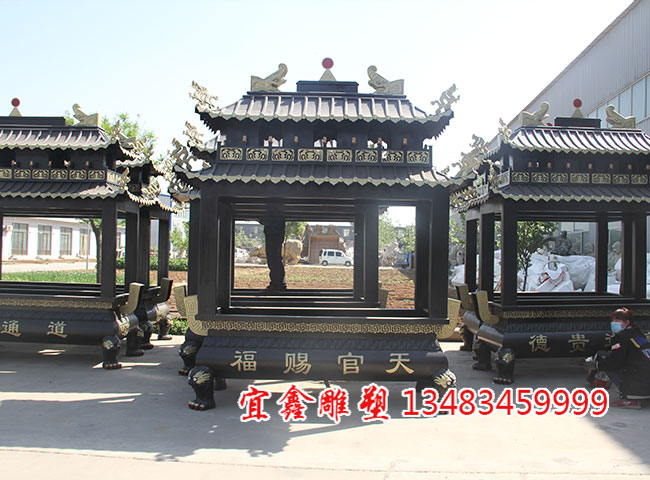 寺廟長方香爐