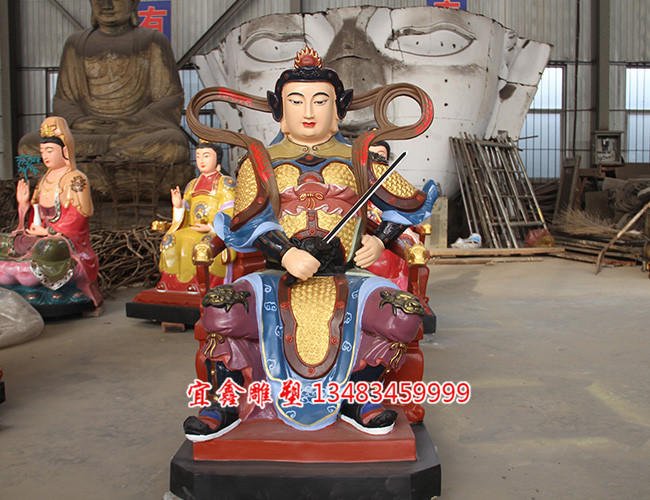 彩繪神像