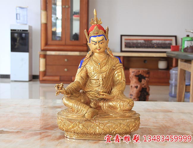 蓮花生大士銅佛像