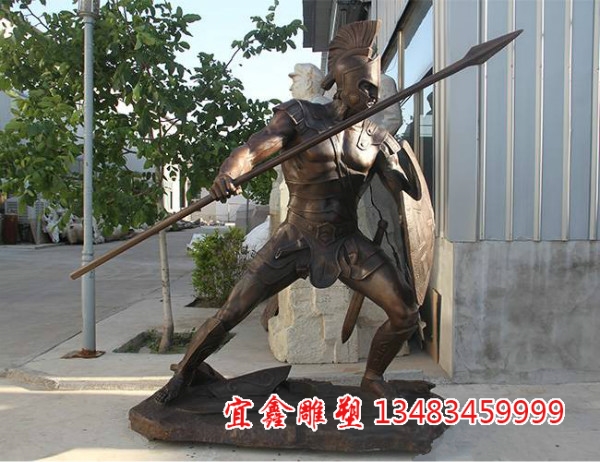 羅馬武士雕塑
