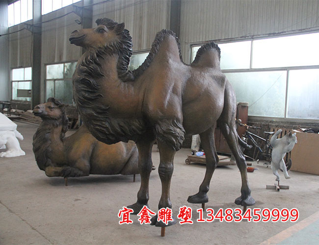 銅雕駱駝