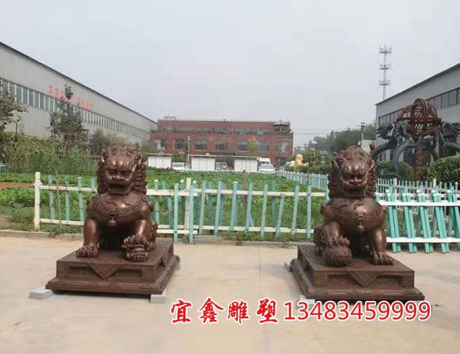 青銅故宮獅子