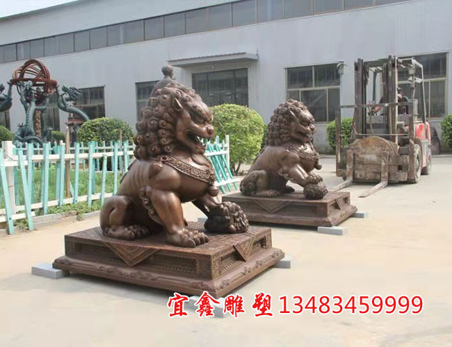 青銅故宮獅子