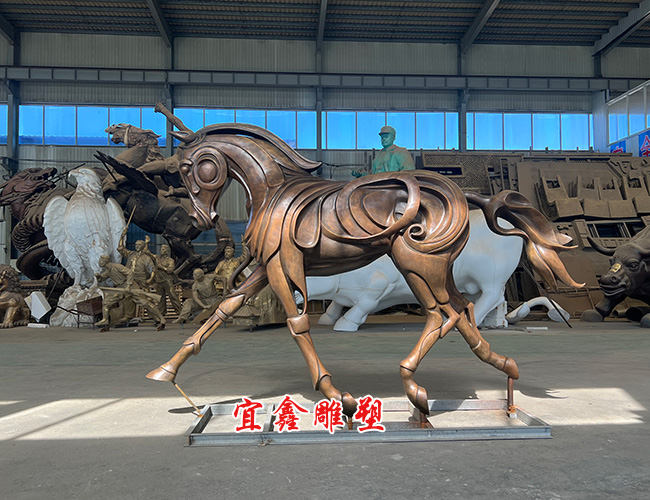 銅雕駿馬雕塑