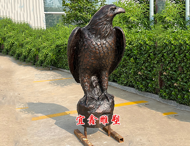 動物雕塑銅雕鷹