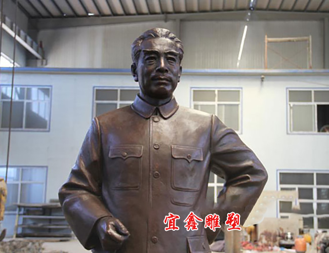 周恩來總理雕塑 青銅