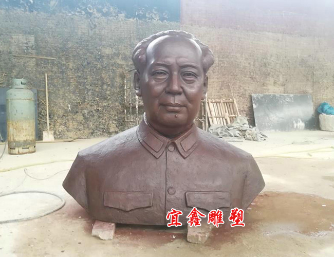毛主席半身像雕塑