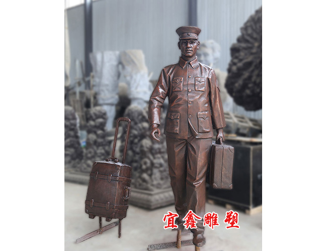 列車長雕塑