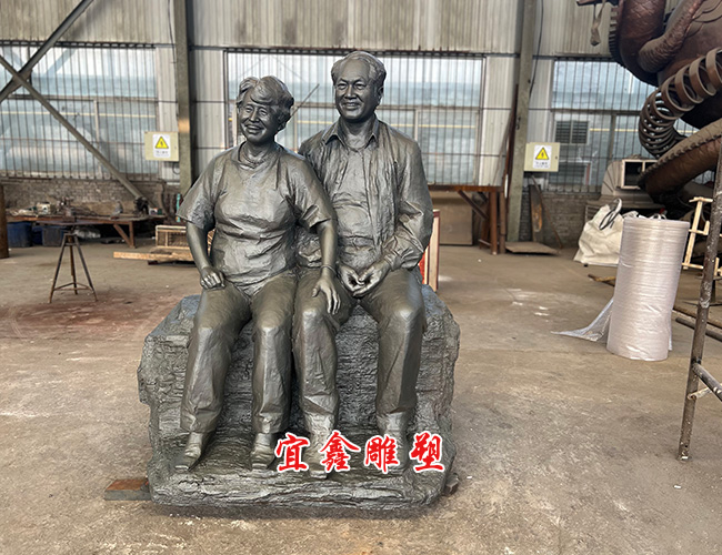 鑄青銅人物雕塑