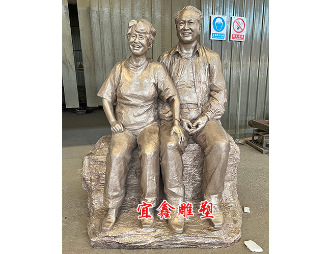 鑄青銅人物雕塑