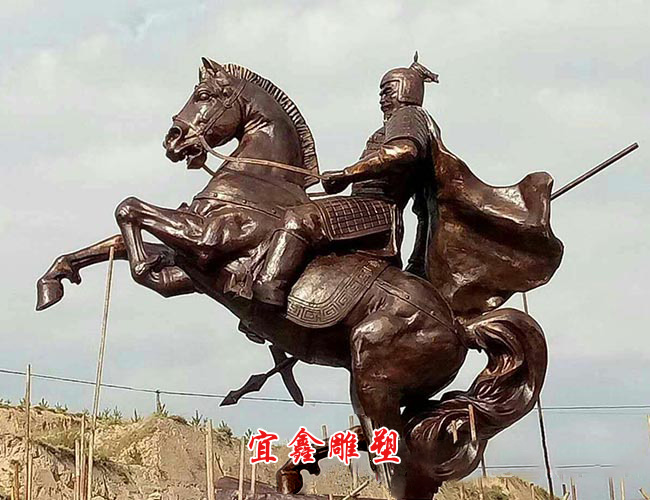 蒙恬將軍銅雕塑