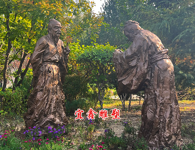 《問道》名人雕塑