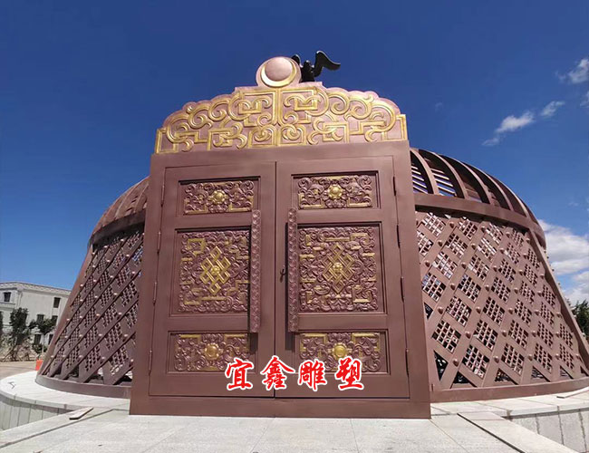 蒙古大帳正麵
