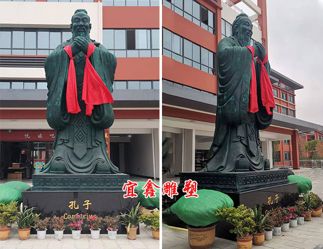 孔子銅雕像